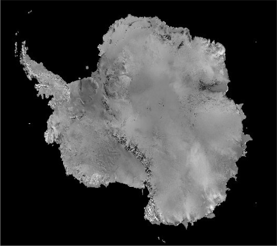Map of Antarctica by Kristen Gorman